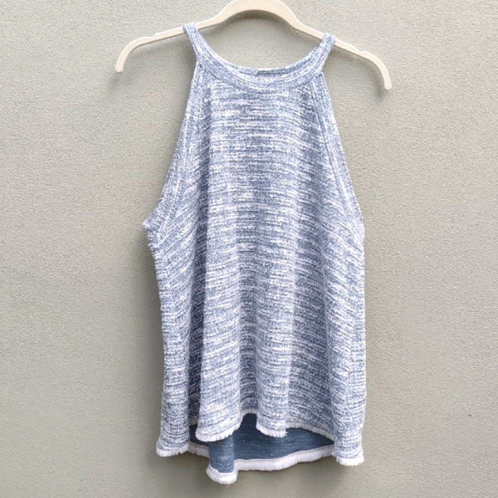 W5 Baby Blue halter Top in Size Large.